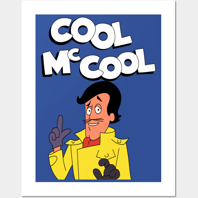 Cool McCool Classic 60’s Cartoon Wall Art by GoneawayGames